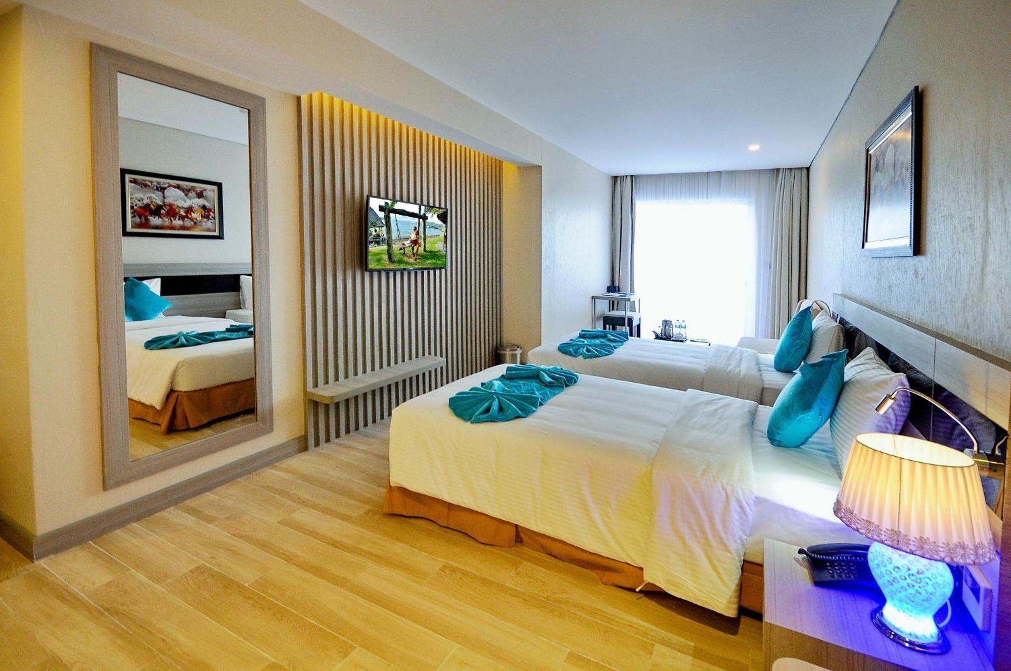 Can Ho Mt Vien Trieu Oceanus Apartment - Thai Ha نها ترانج المظهر الخارجي الصورة