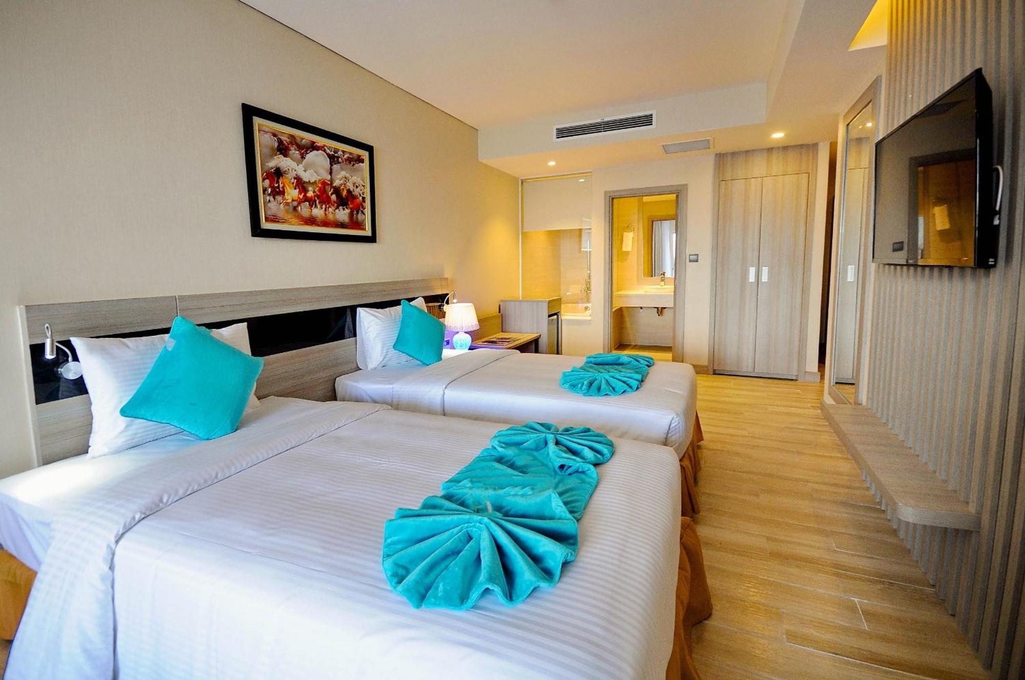 Can Ho Mt Vien Trieu Oceanus Apartment - Thai Ha نها ترانج المظهر الخارجي الصورة